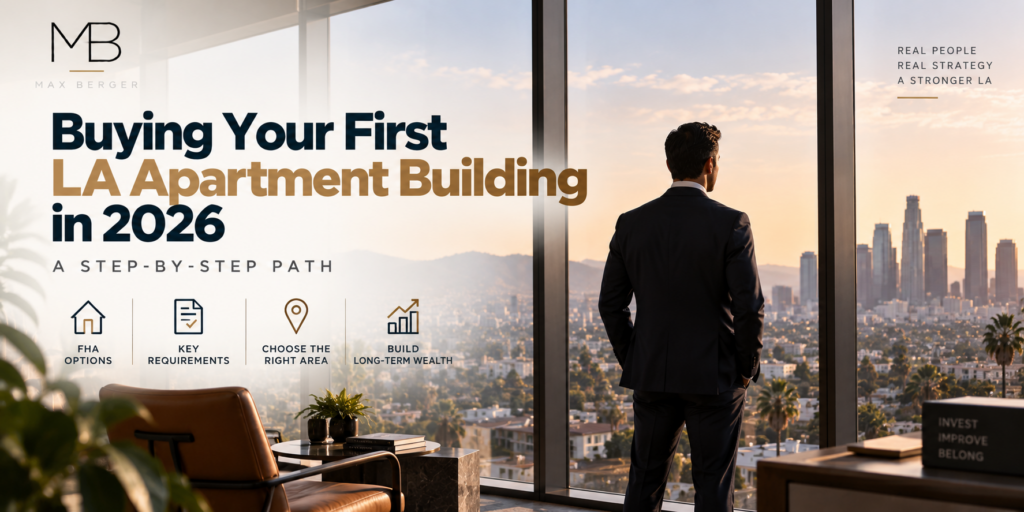 Buying Your First LA Apartment Building in 2026 A Step-by-Step Path