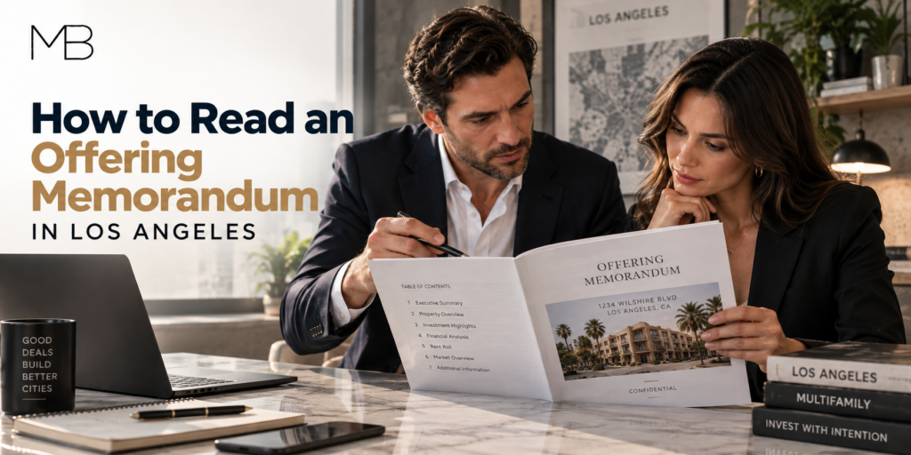 How to Read an Apartment Building Offering Memorandum in Los Angeles