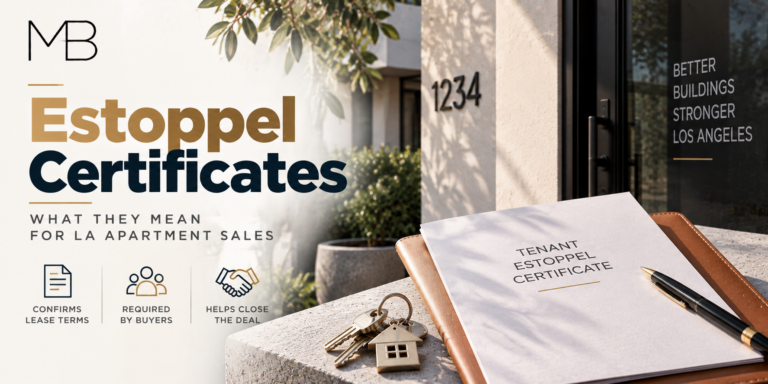 What Is an Estoppel Certificate and Why It Matters When Selling in LA